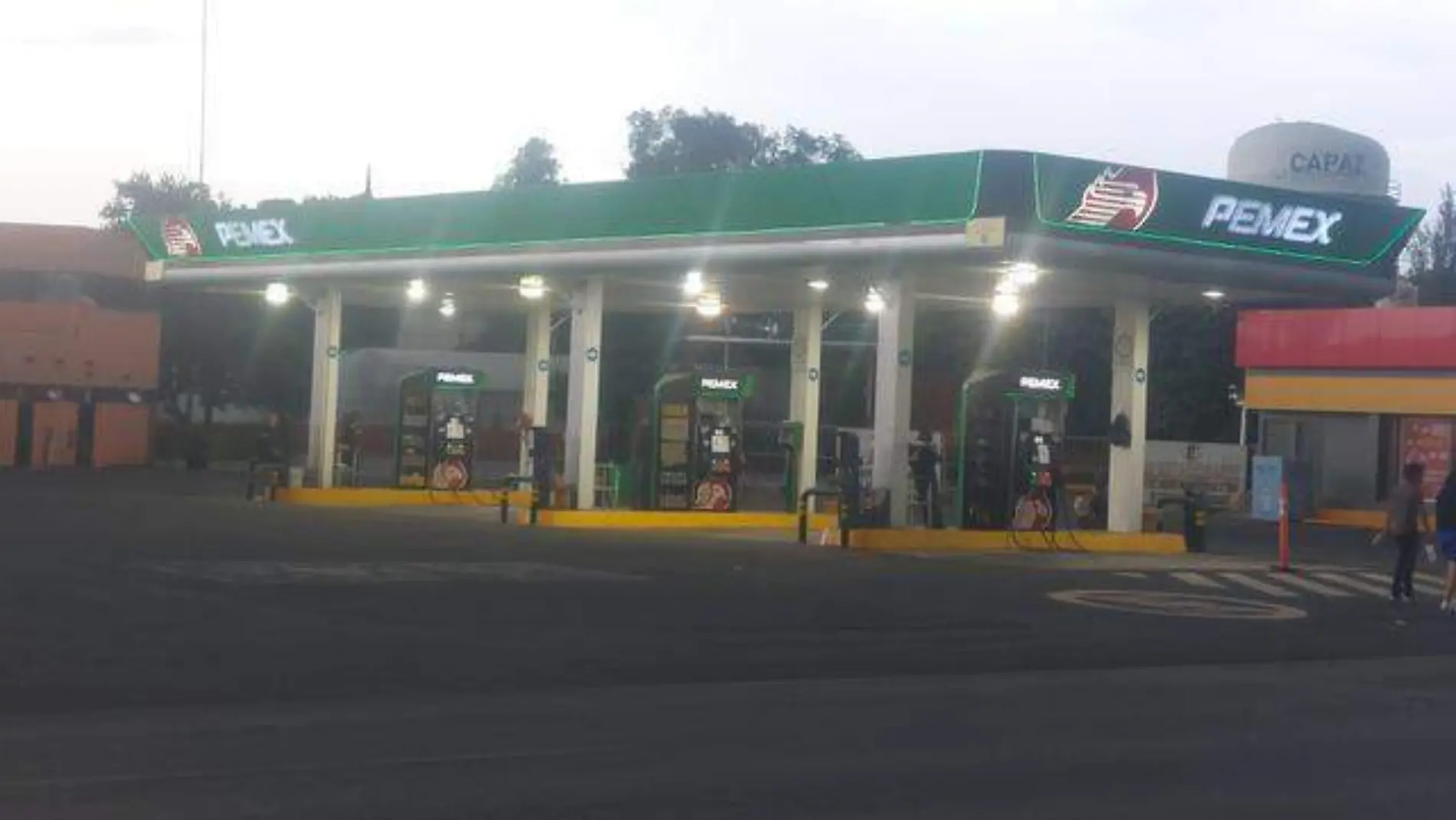 gasolinera zacatelco agua